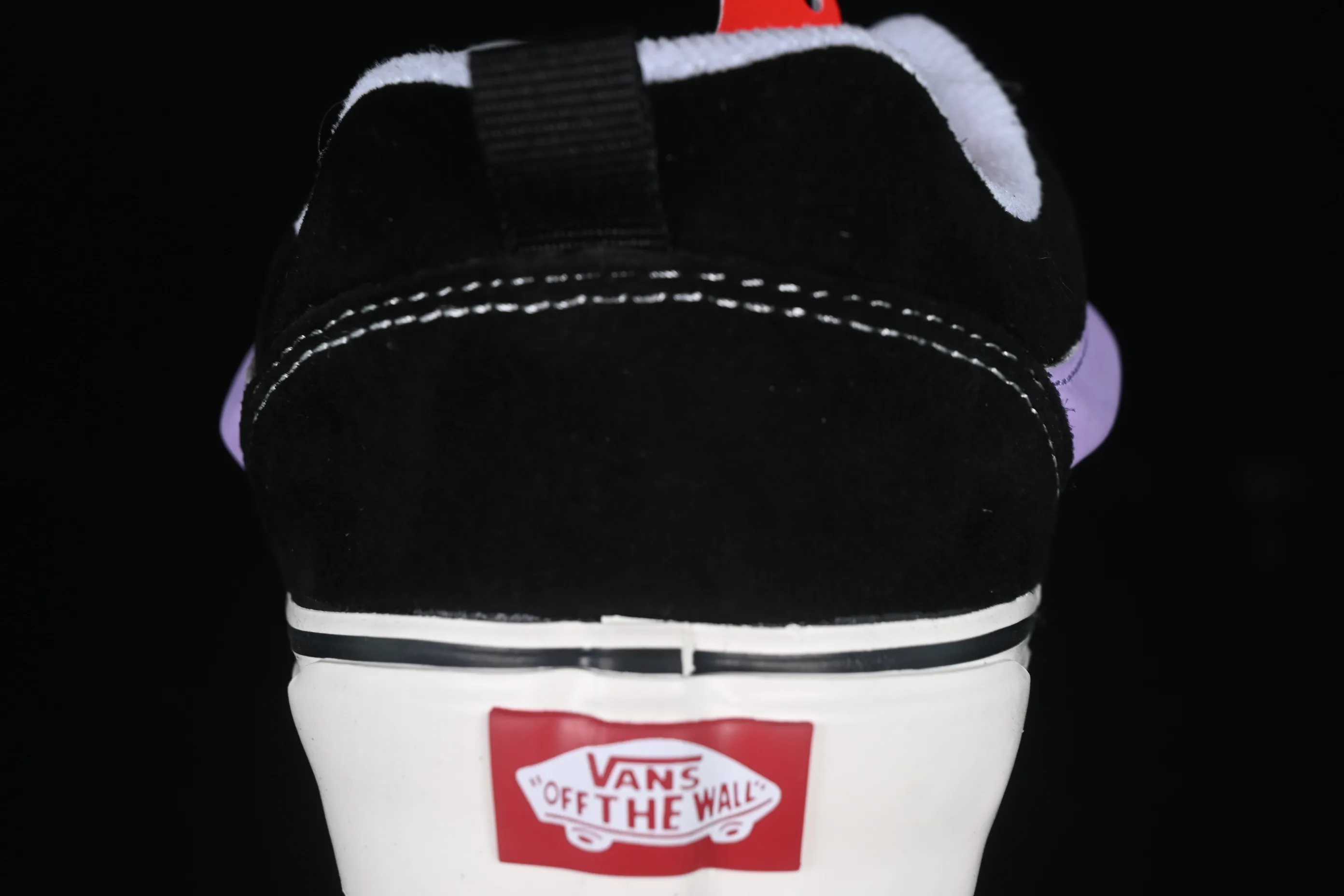 All categories Vans Vans series Vans Low Vans Knu Skool Purple Portuguese love bread shoes Comfortable and fashionable non-slip wear-resistant low-top casual sneakers VN0009QC6BT1